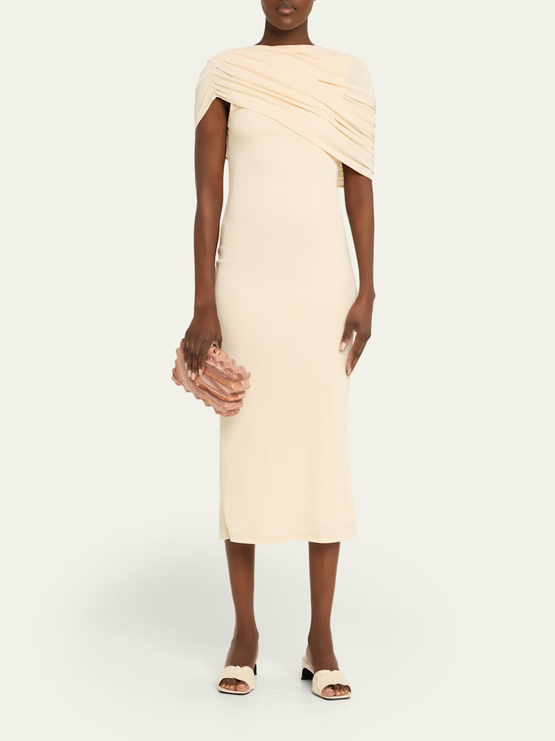 Cult Gaia Paloma Sculptural Marbled Acrylic Clutch Bag outlook