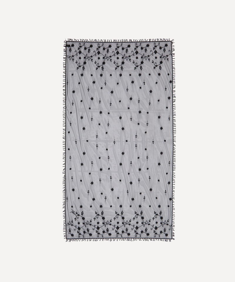 TOTEME Floral Tulle Shawl outlook