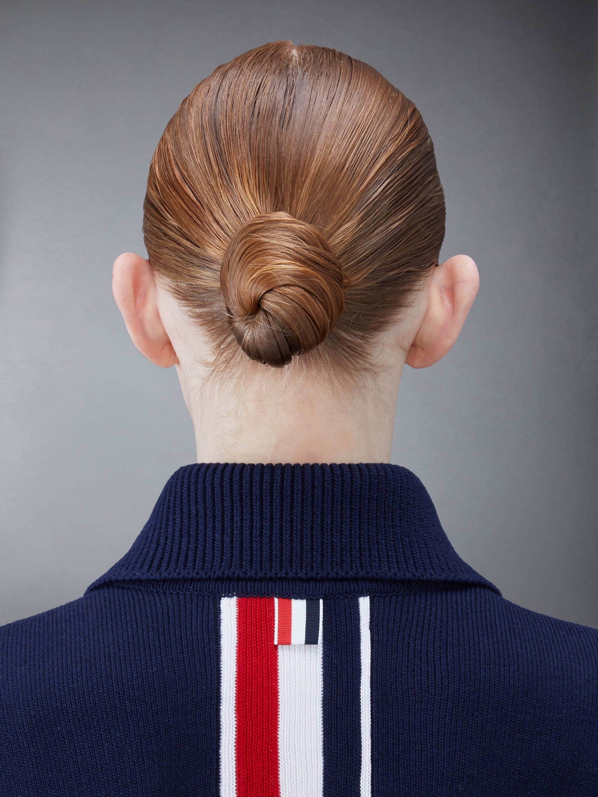 RWB-stripe intarsia jacket - 4