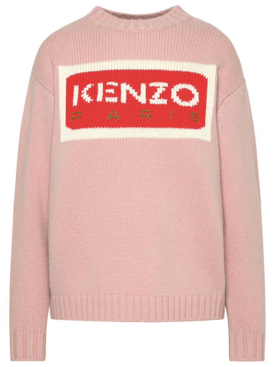 KENZO ROSE WOOL SWEATER - 1