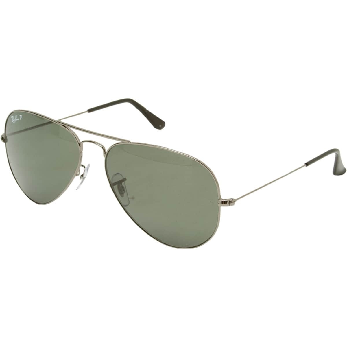 Aviator Large Metal Polarized Sunglasses - 1