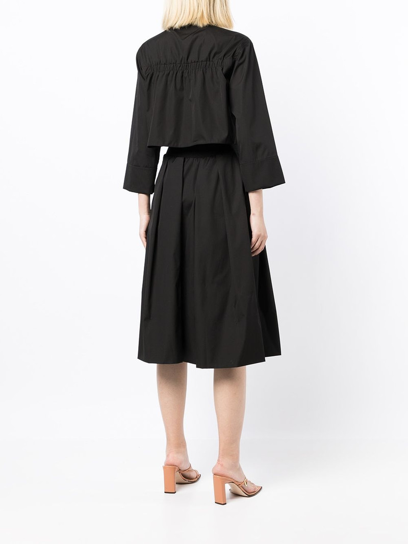 three-quarter midi shirt dress 4