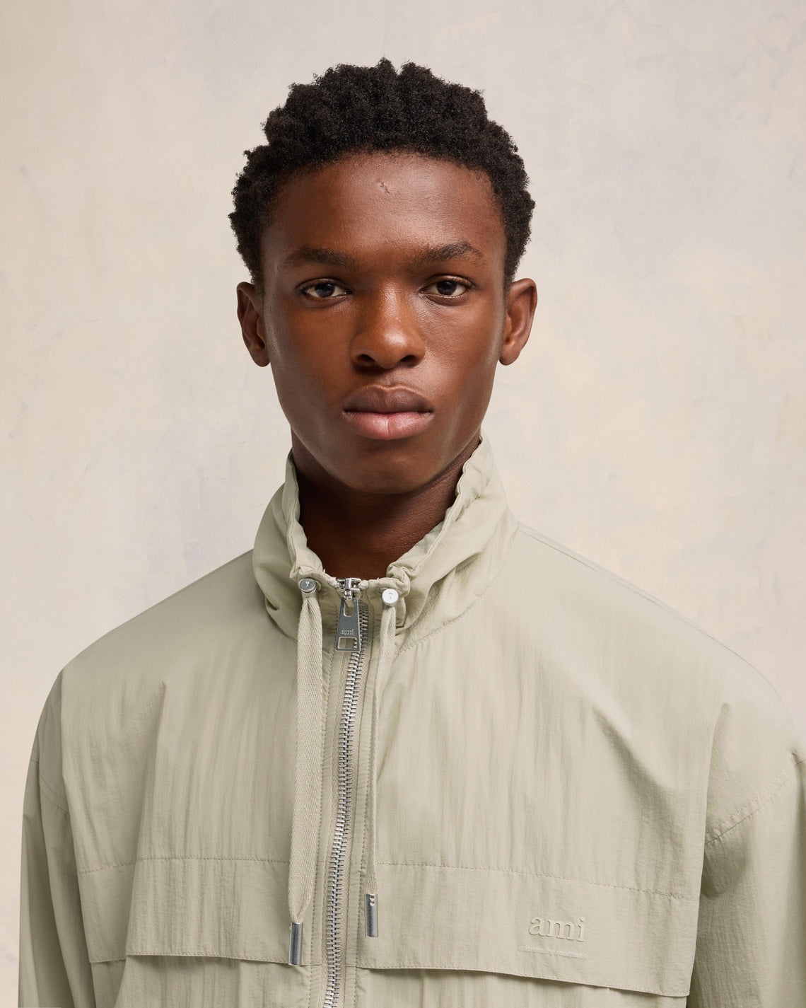 AMI ALEXANDRE MATTIUSSI ZIPPED WINDBREAKER - 4