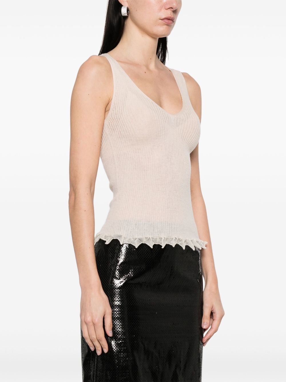 ribbed tank top - 3