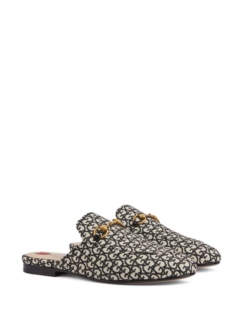 Princetown logo-jacquard mules - 2