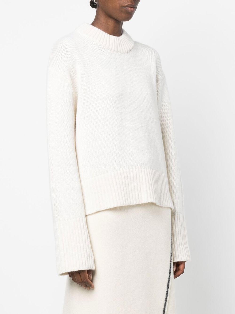 crew-neck cashmere jumper - 3