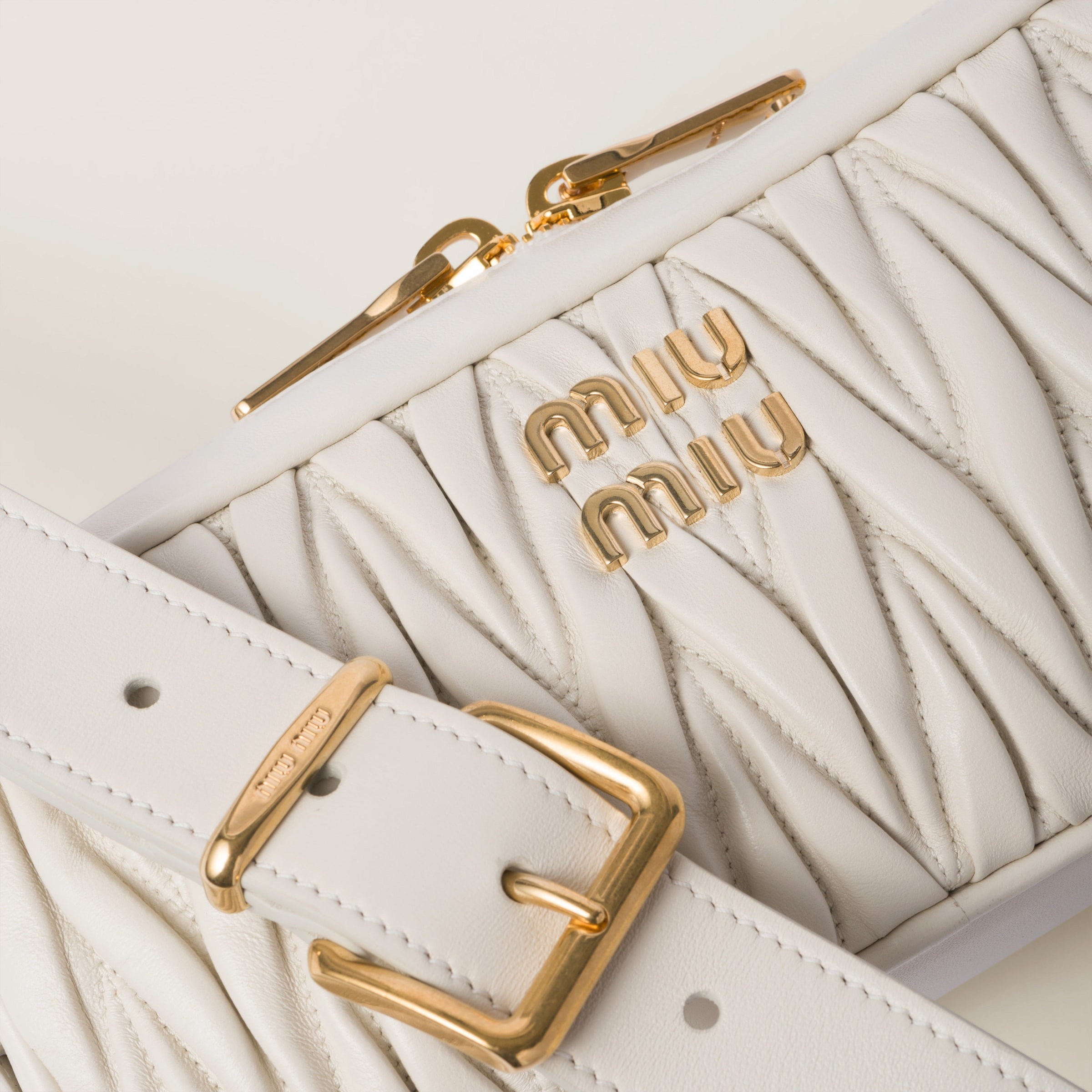 Matelassé nappa leather shoulder bag - 7