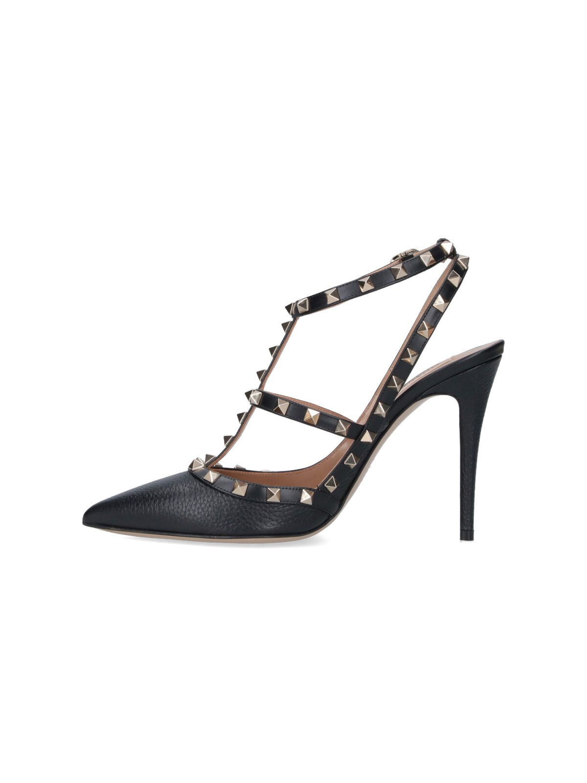 'ROCKSTUD 100' SLINGBACK PUMPS - 3