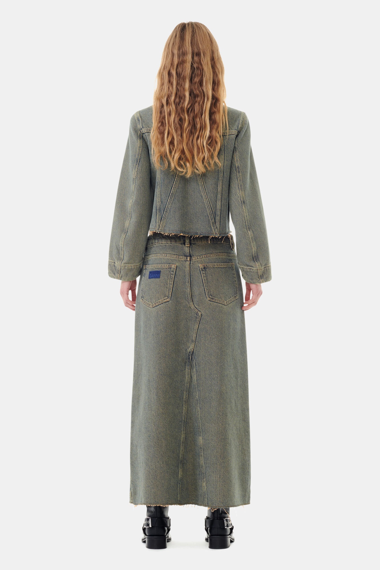 OVERDYED HEAVY DENIM JACKET - 5
