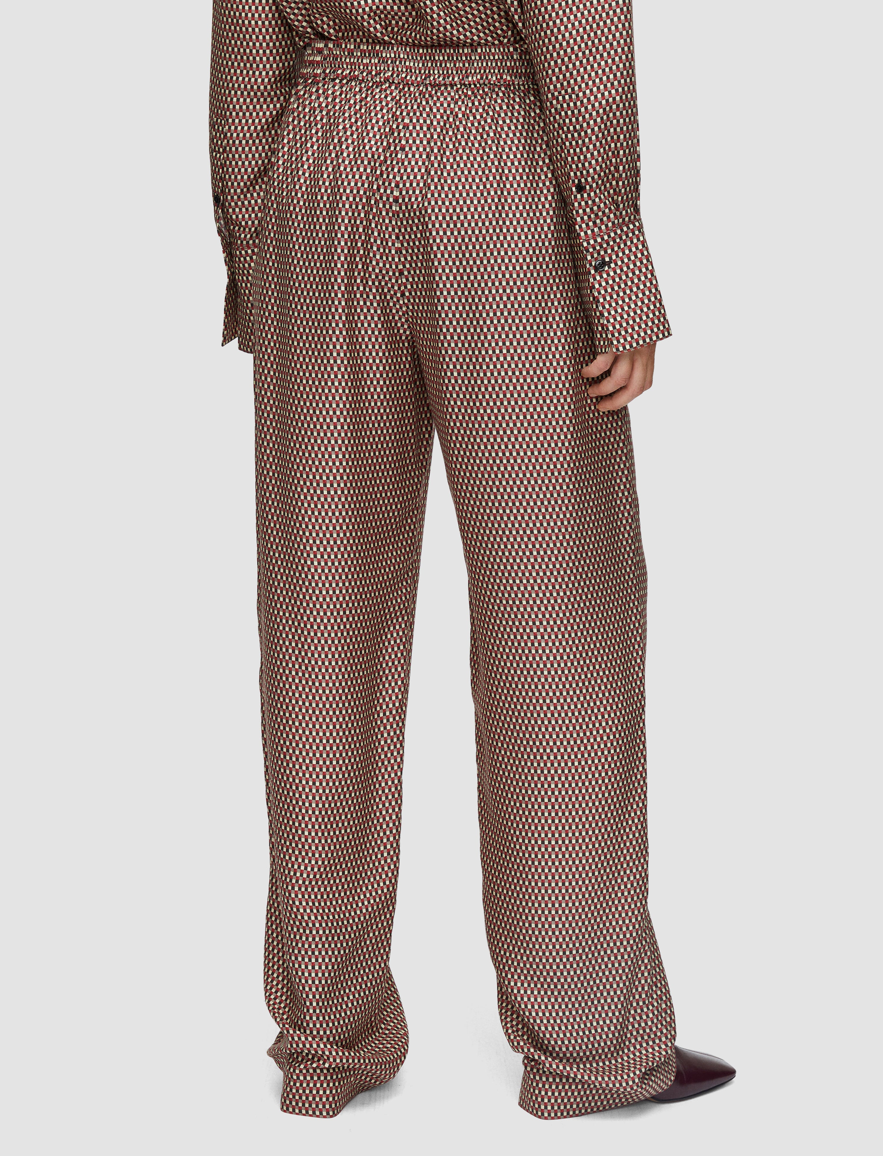 Sahel Printed Silk Blend Trousers - 3