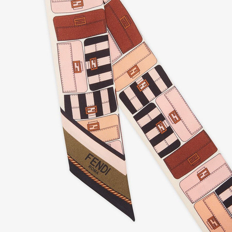 FENDI Multicolor silk bandeau outlook