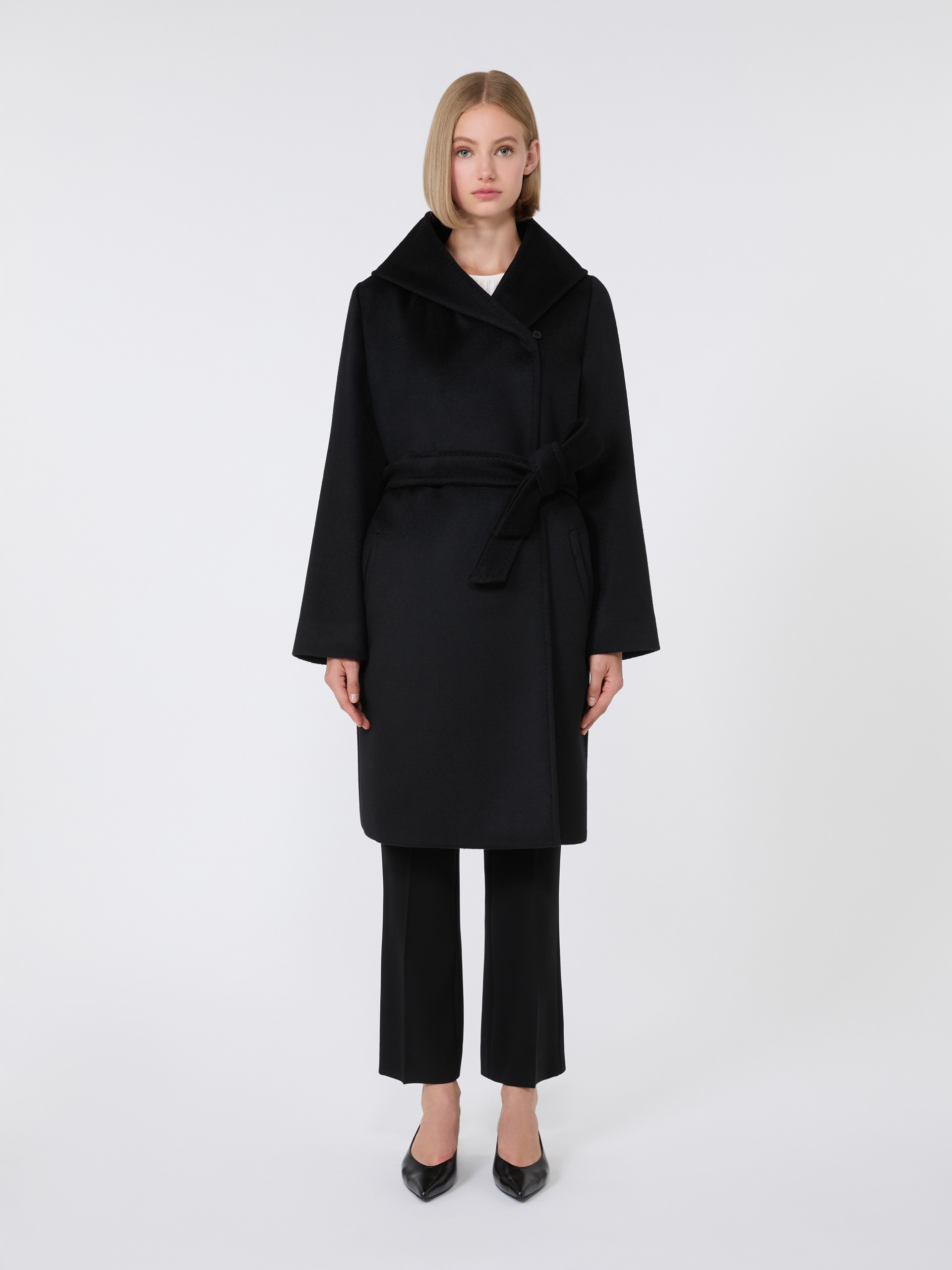 NEWMANG Hooded wool coat - 3