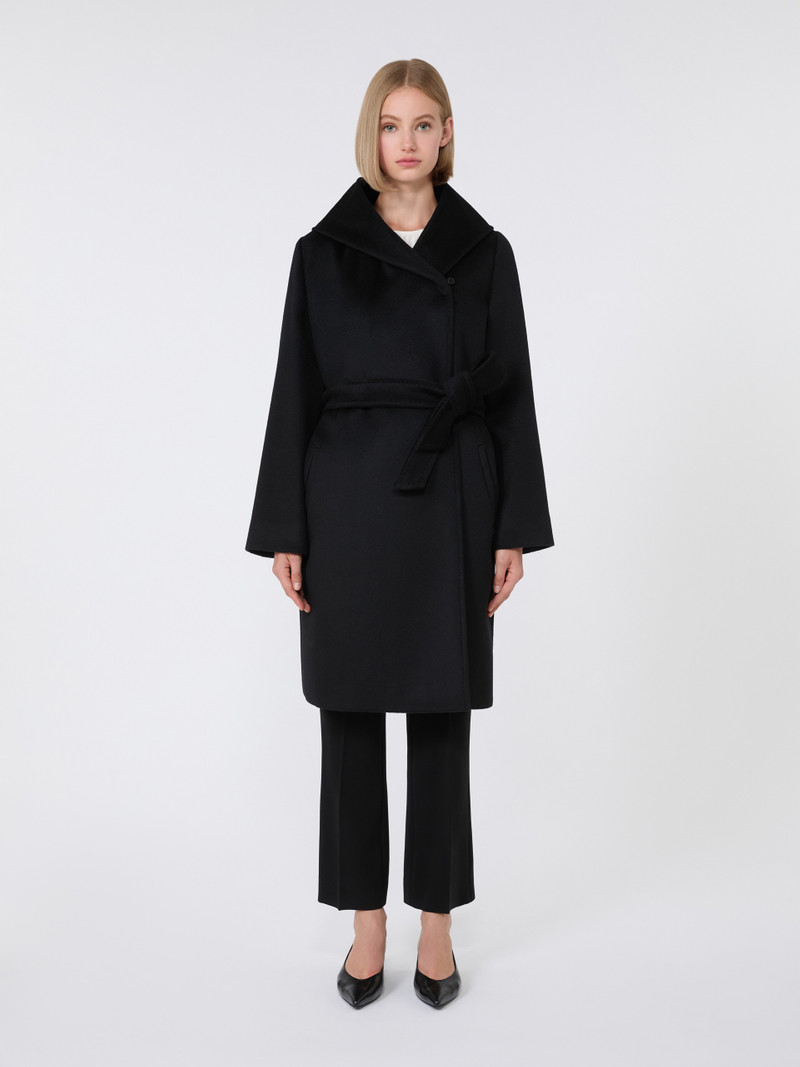 NEWMANG Hooded wool coat 3