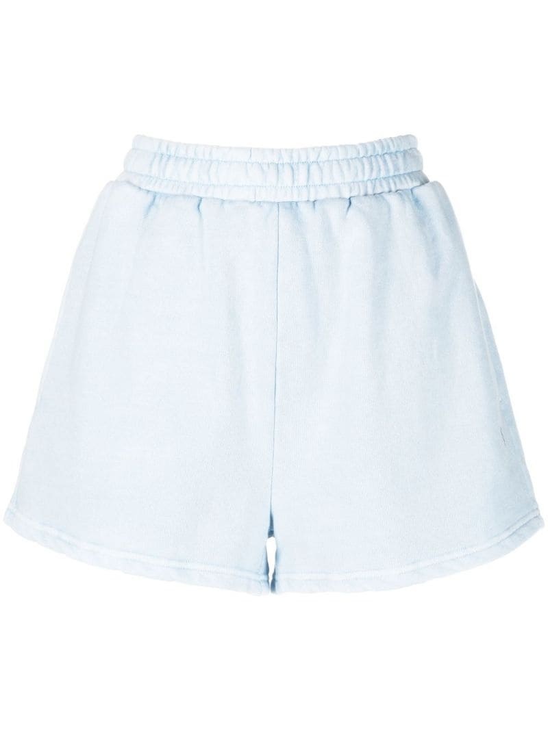 cotton track shorts - 1