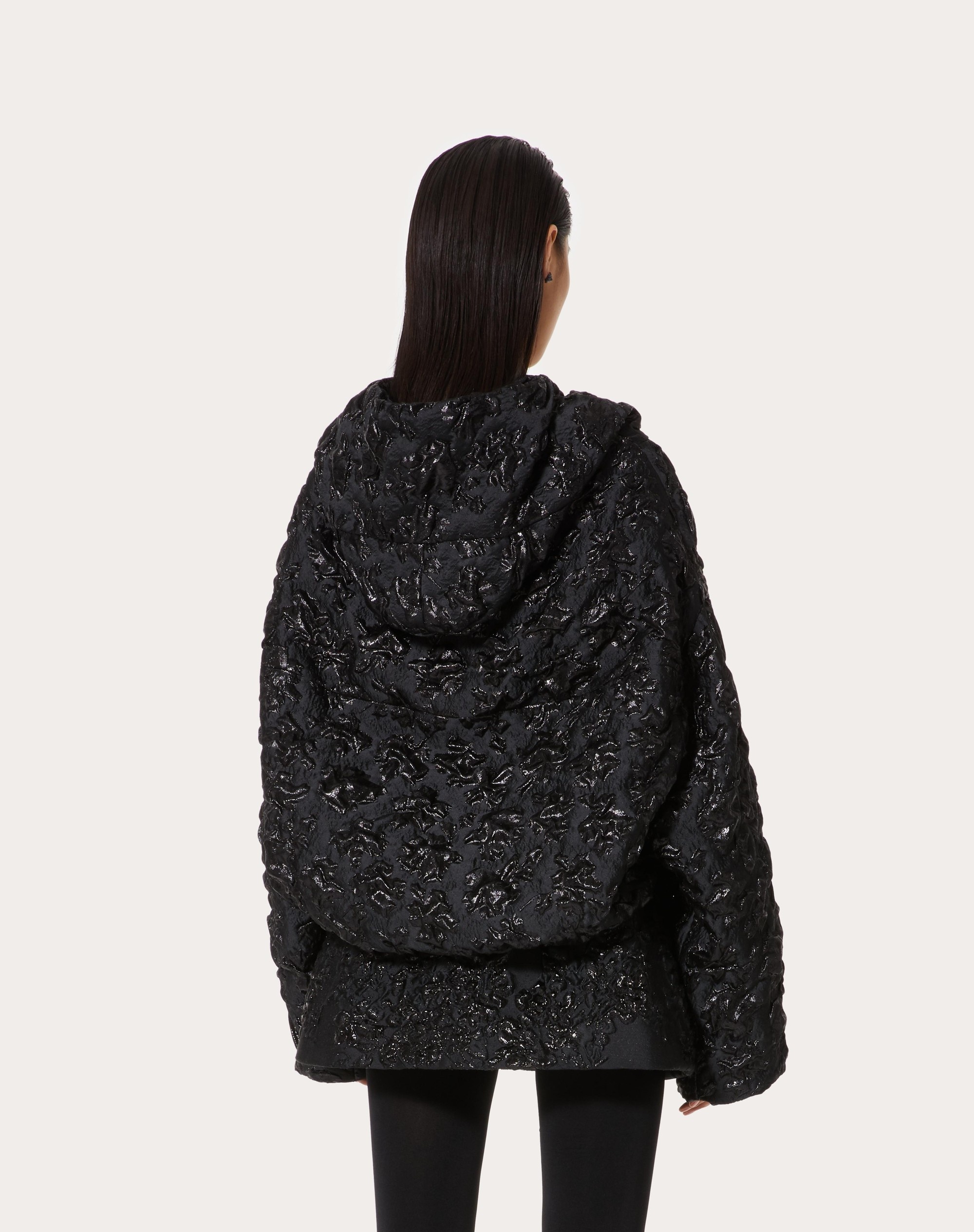 JACQUARD PEACOAT - 4