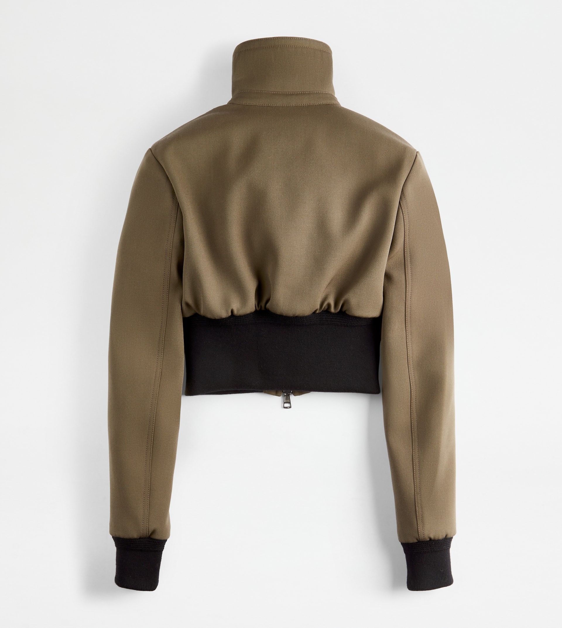 AVIATOR JACKET IN WOOL - GREEN - 7