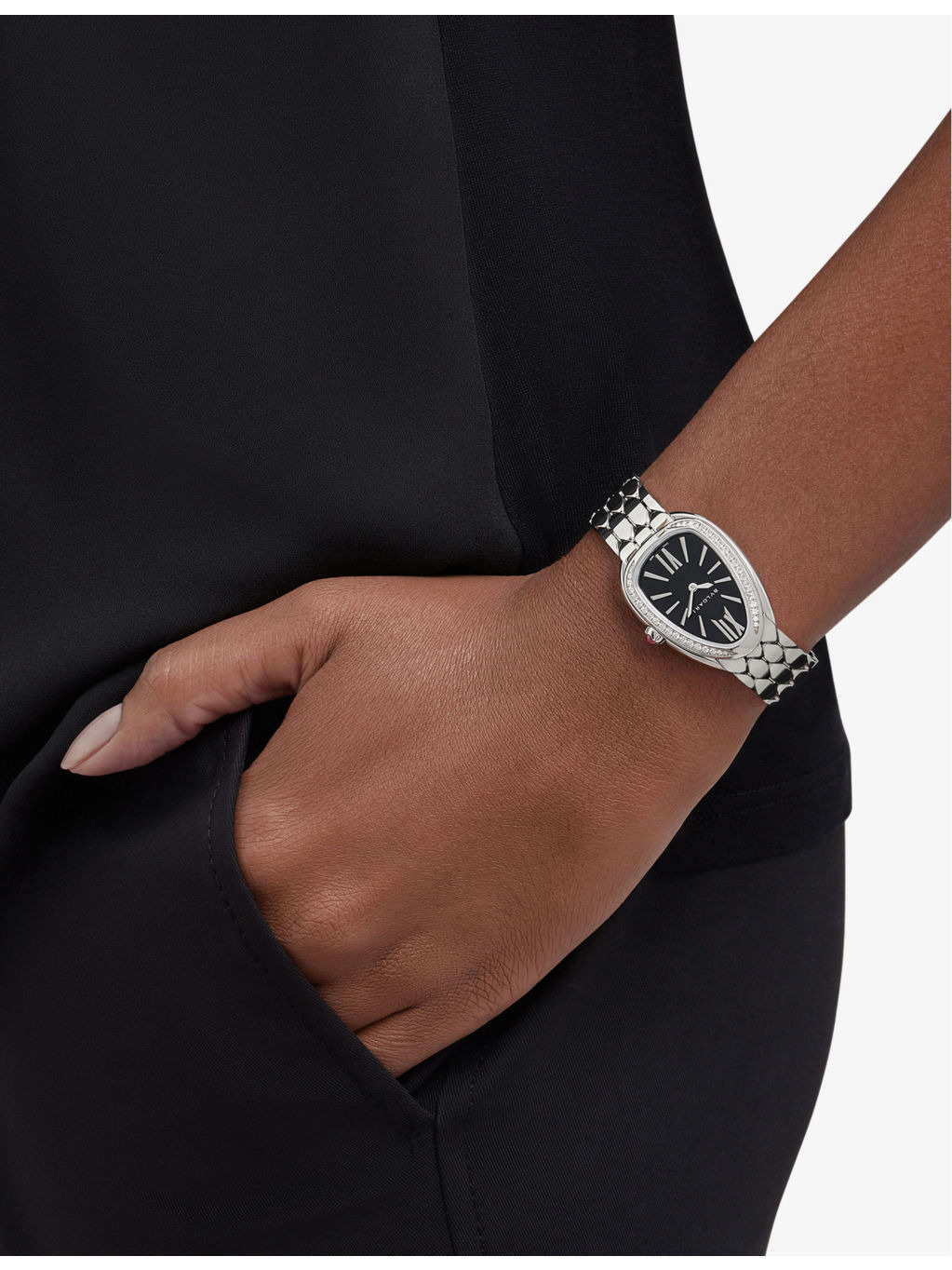 Serpenti Seduttori stainless-steel quartz watch - 5