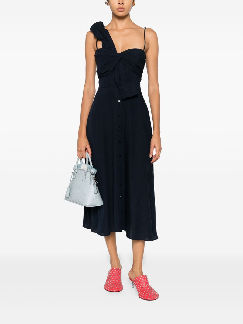 VIKTOR & ROLF bow draped flared midi dress outlook