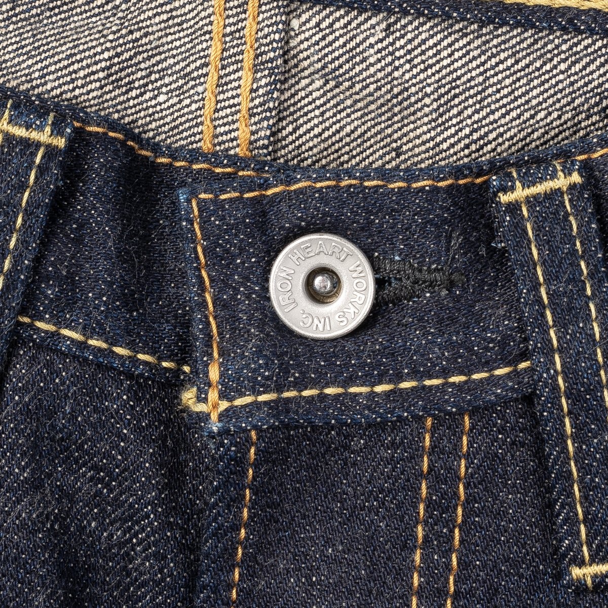 IH-555S-18 18oz Vintage Selvedge Denim Super Slim Cut Jeans - Indigo - 8