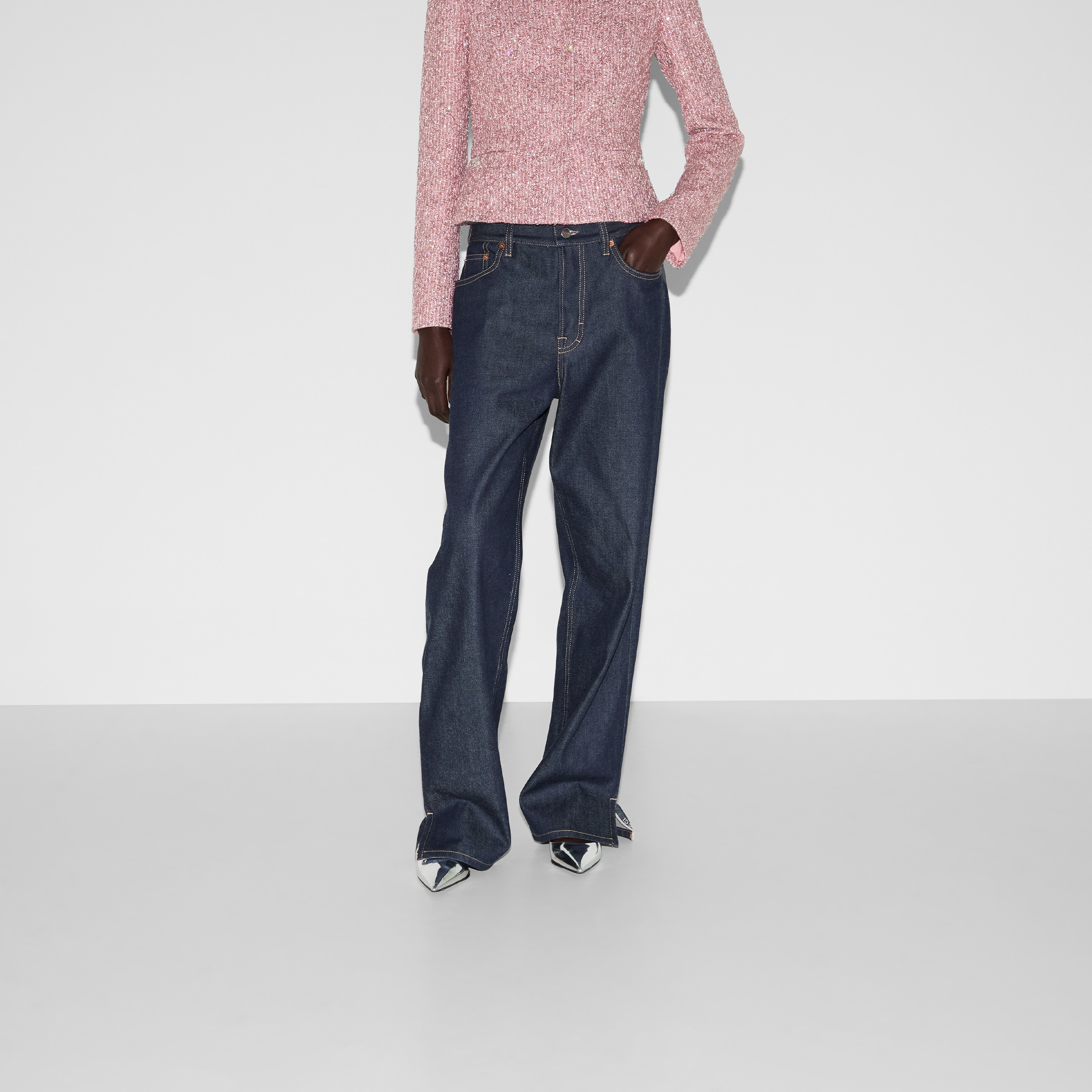 Boyfriend fit denim pant - 3