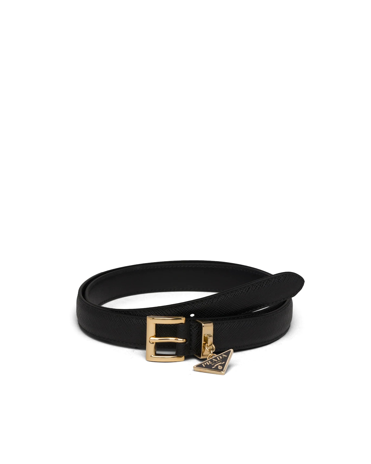 Saffiano leather belt - 1