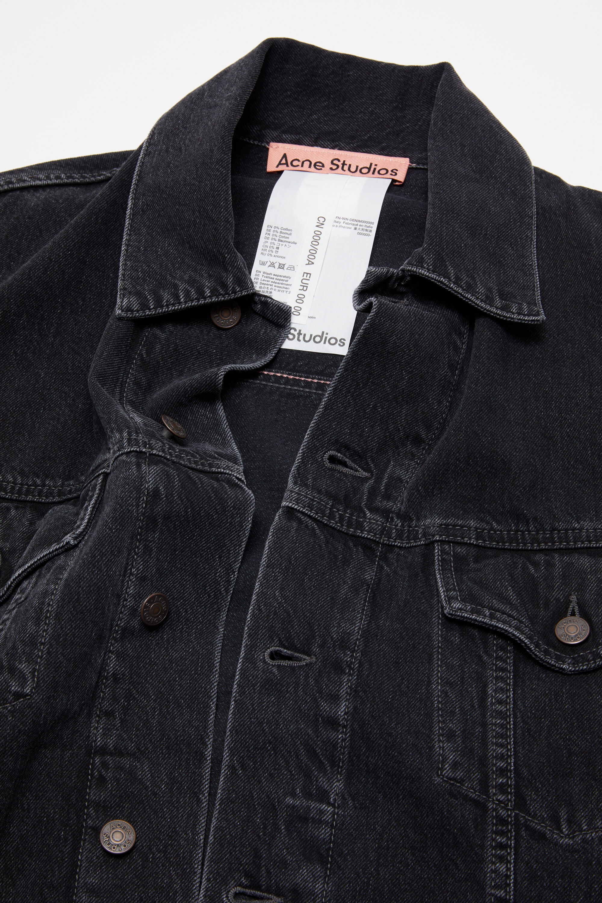 Denim jacket - Relaxed fit - Black - 7