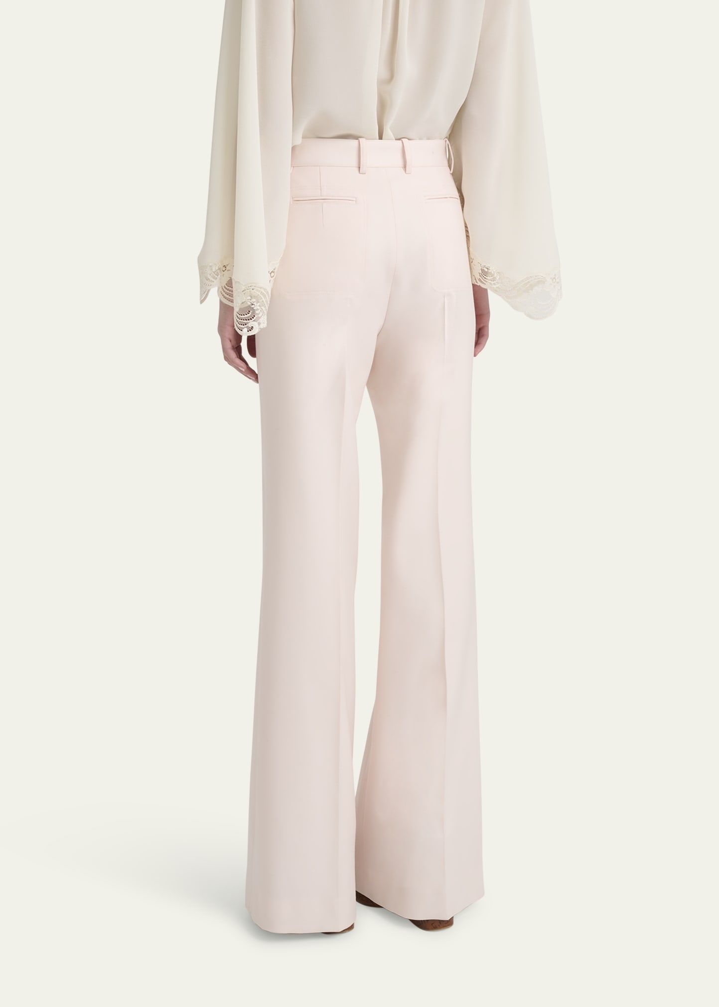High-Rise Wide-Leg Suiting Trousers - 3