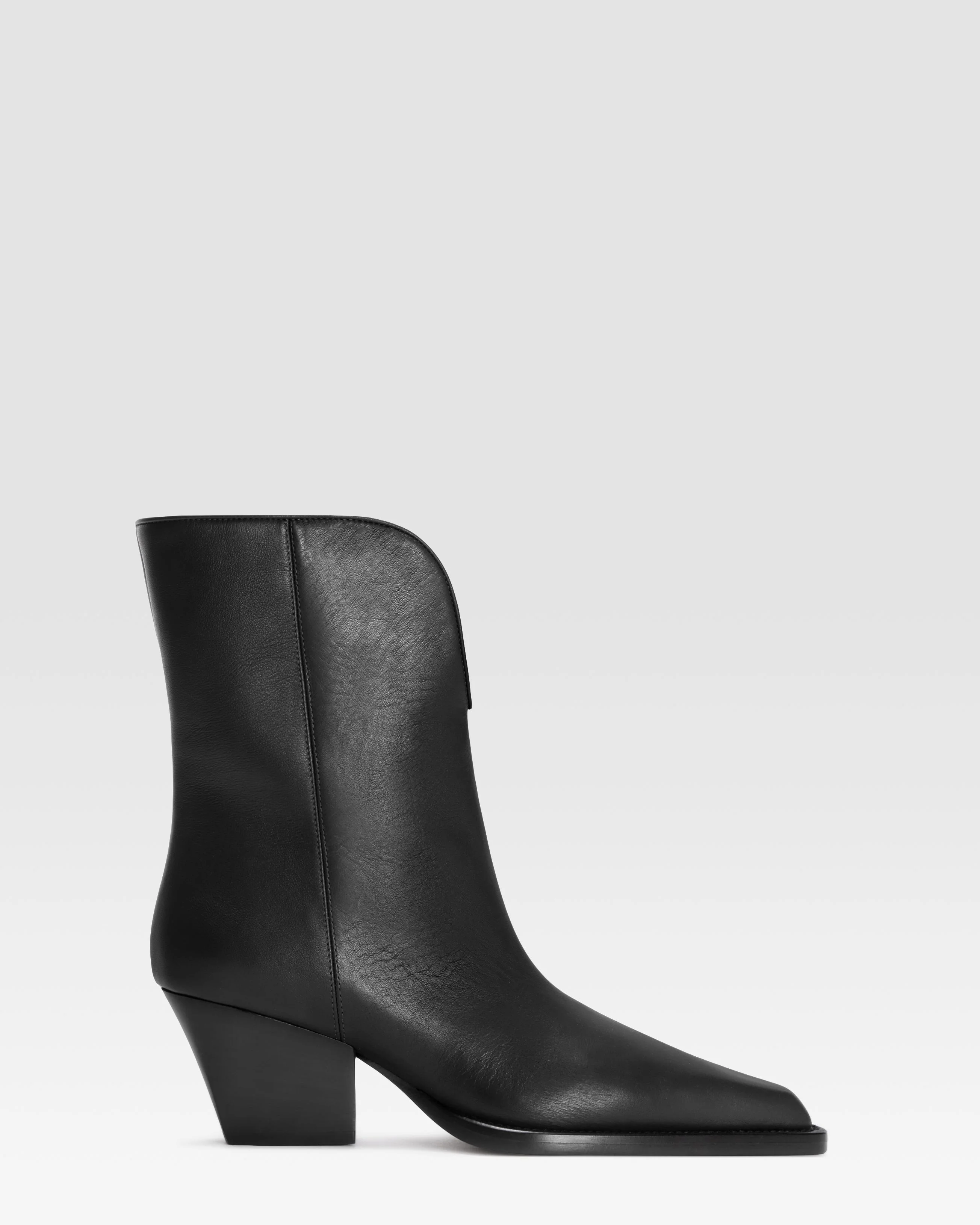 LEATHER ANKLE BOOT - 1