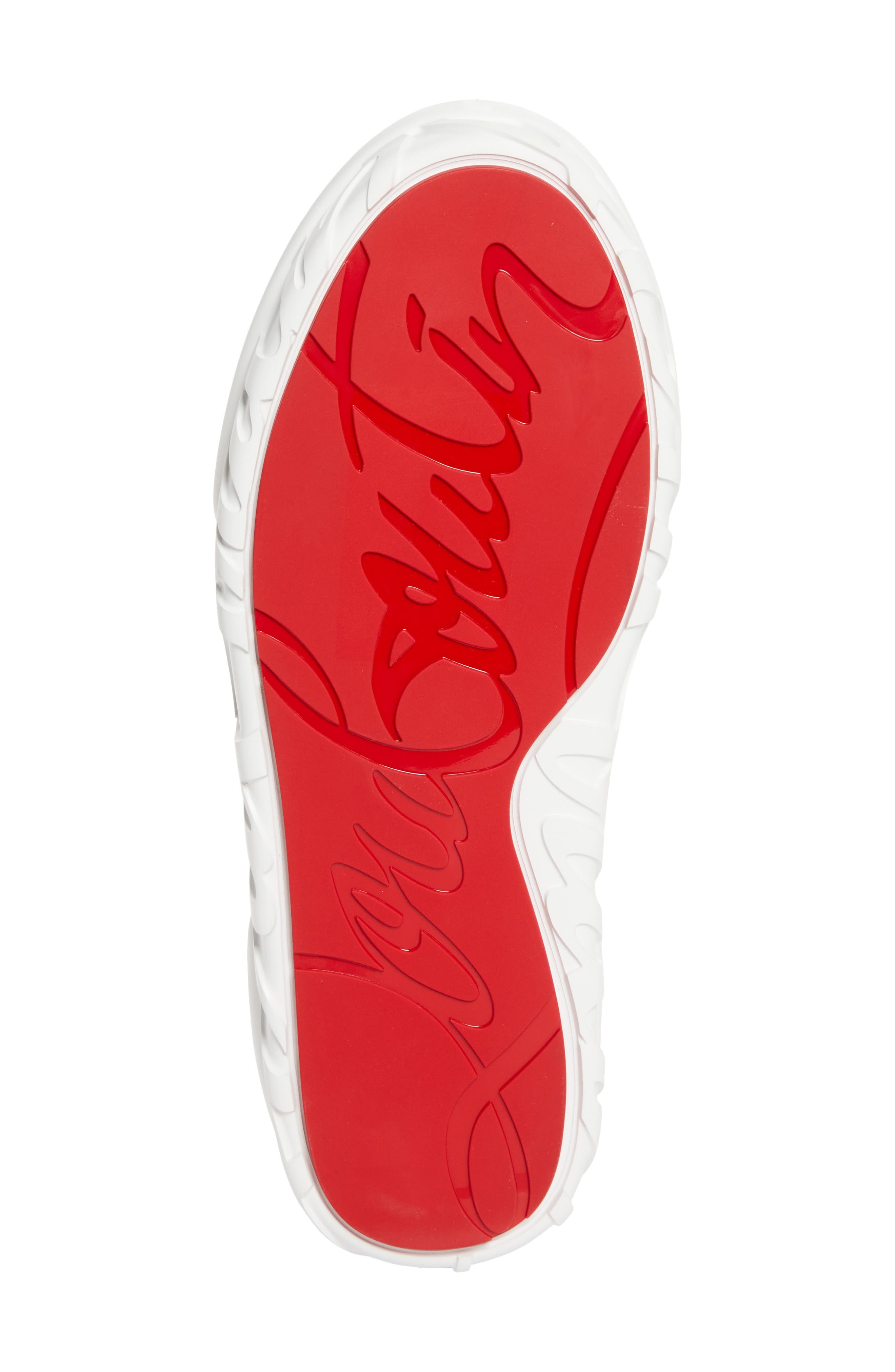 Christian Louboutin Choukario Platform Sneaker in Smoke Grey at Nordstrom - 6