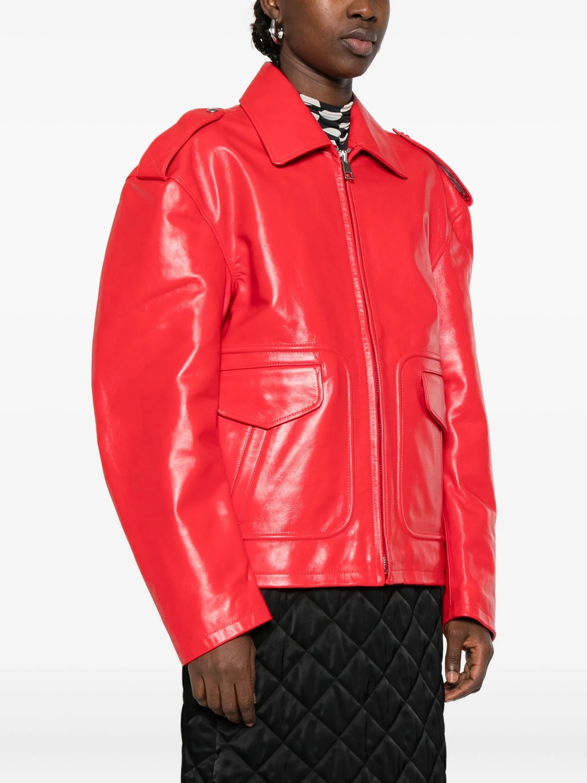 Fiorucci Flap-pockets Leather Jacket - 5