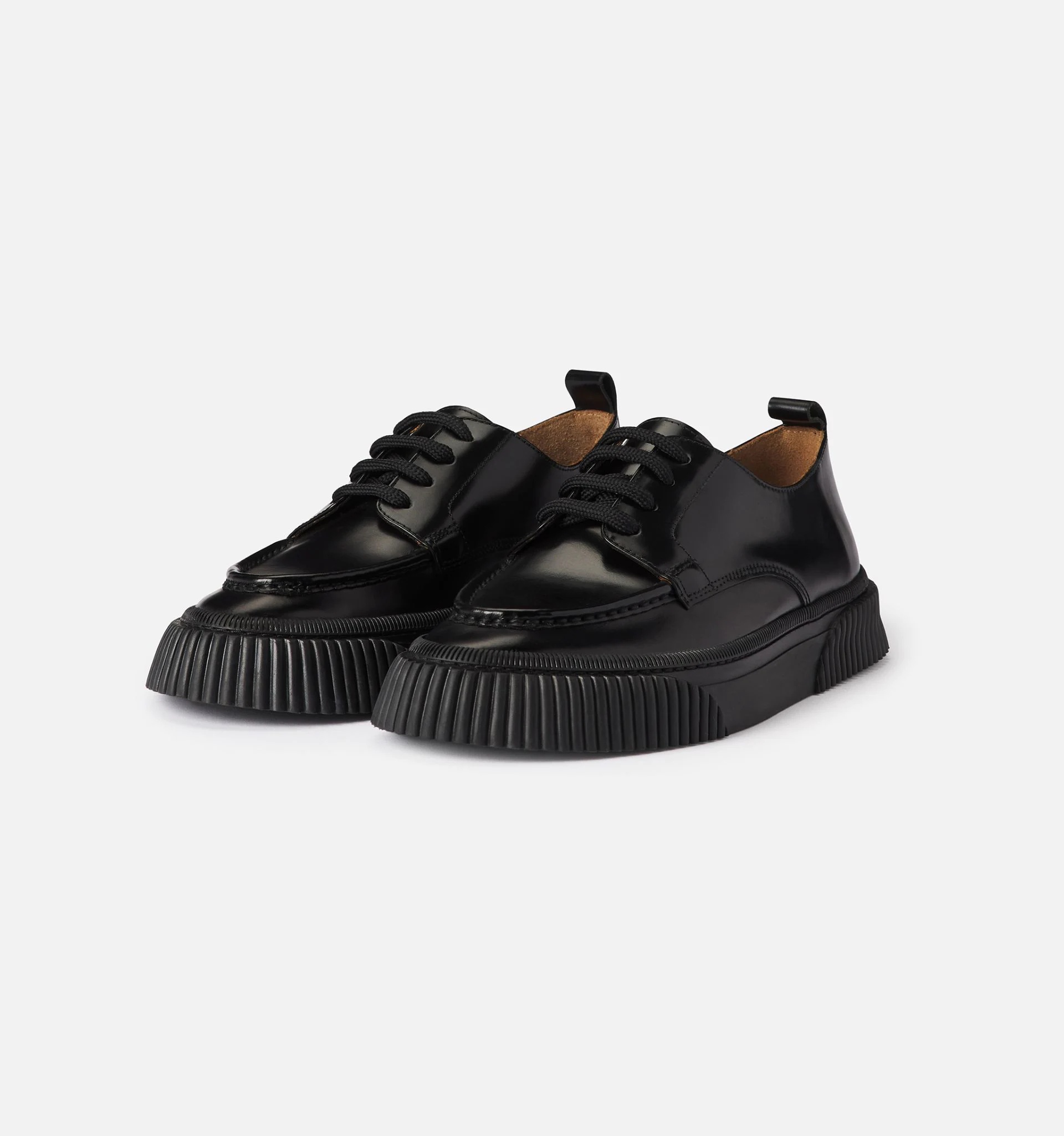 Textured Ami Sole Derbies - 4
