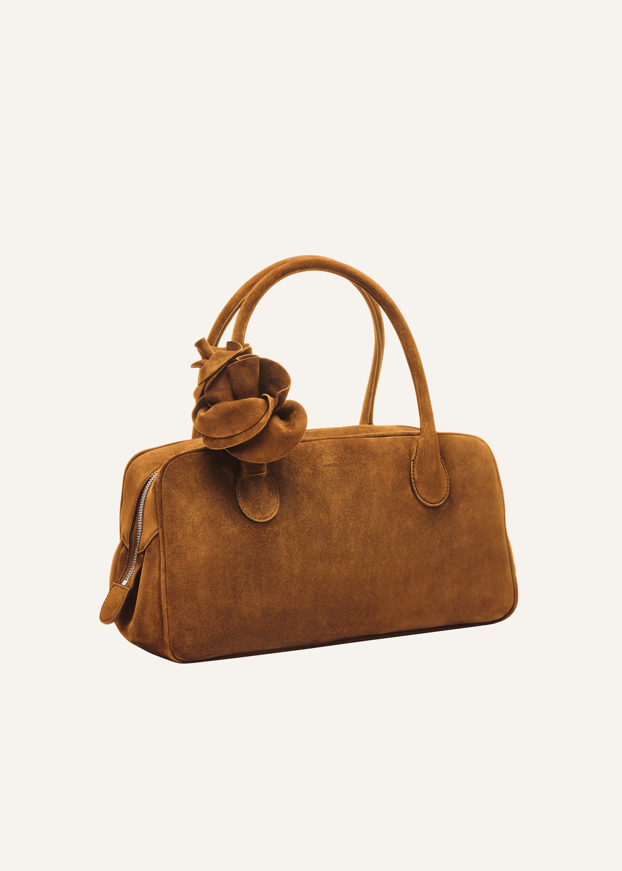 Brigitte bag in camel suede - 2
