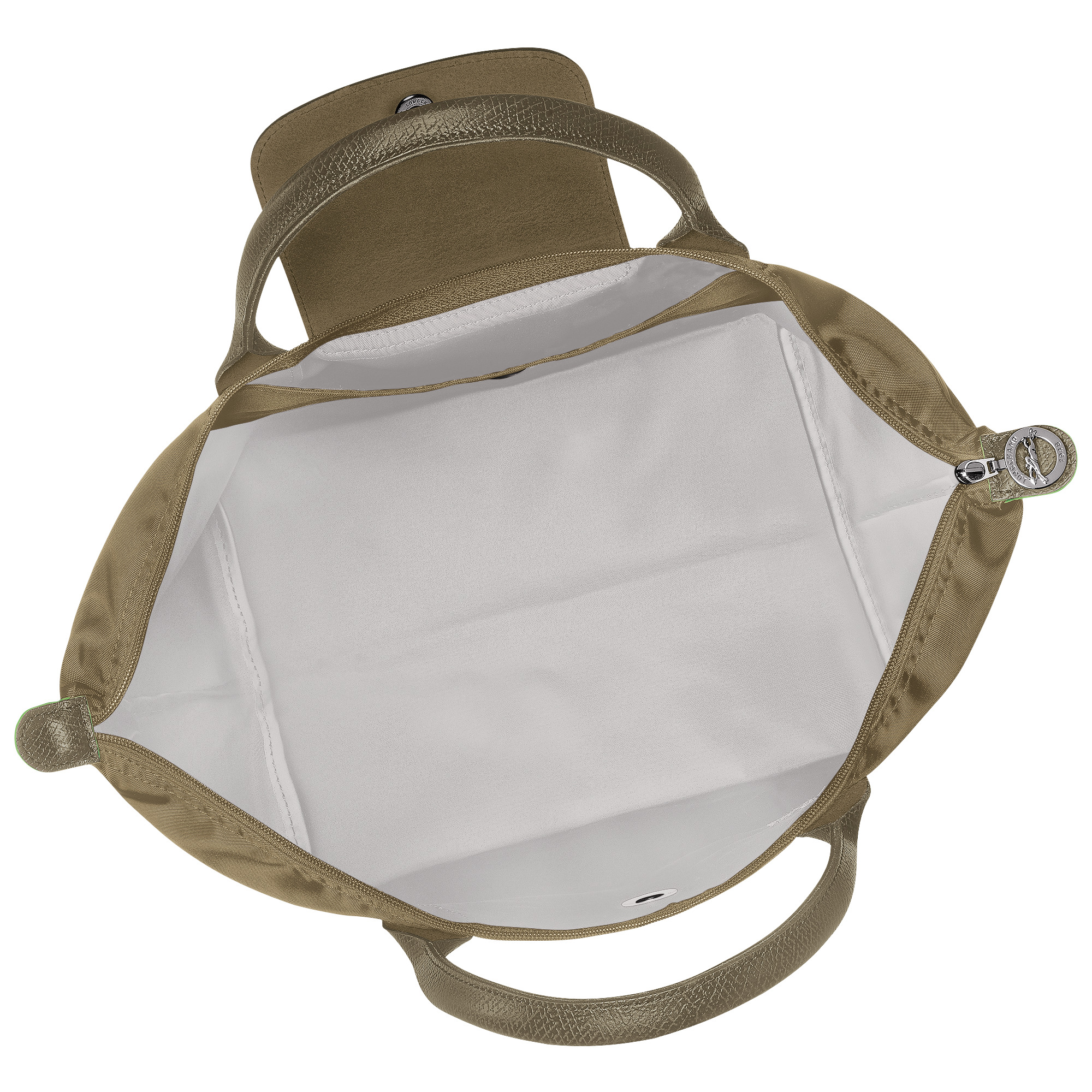 Le Pliage Green M Handbag Artichoke - Recycled canvas - 5