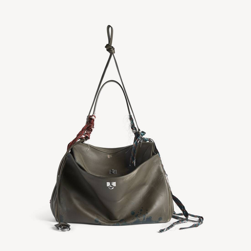 Men's Rodeo Handbag Large in Khaki 4