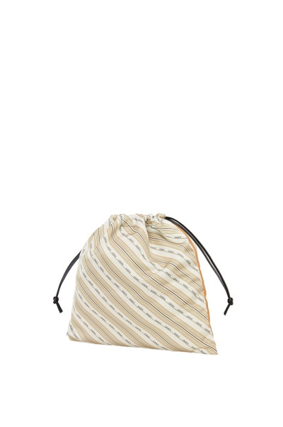 Loewe Medium drawstring pouch in cotton outlook