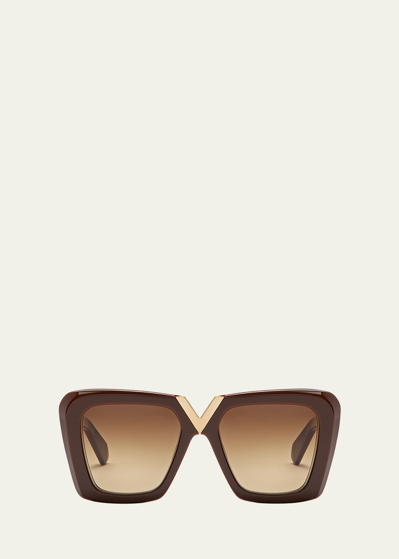 V-Gold II Acetate Butterfly Sunglasses 1