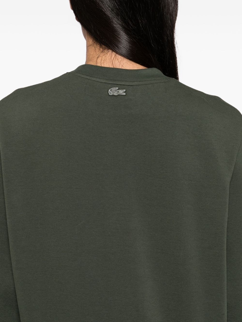 embossed-logo sweatshirt - 5