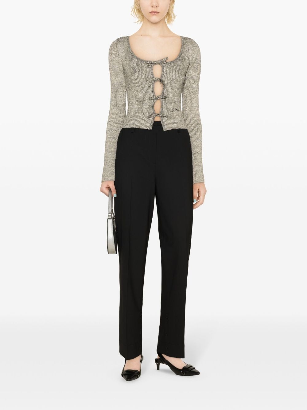 mid-rise tailored trousers - 2
