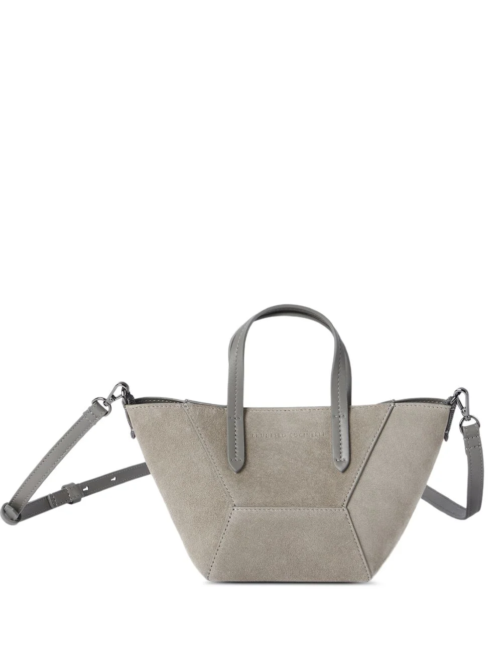 mini BC Duo suede tote bag - 1