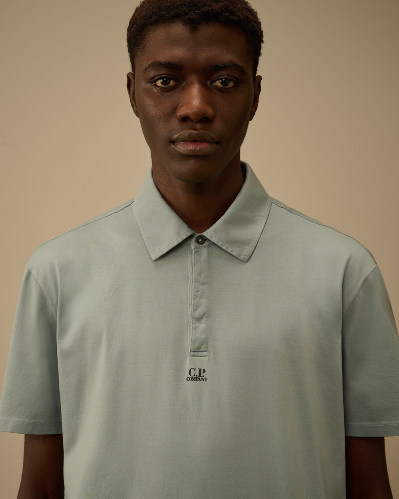 70/2 Mercerized Jersey Gasato Short Sleeve Logo Polo 5