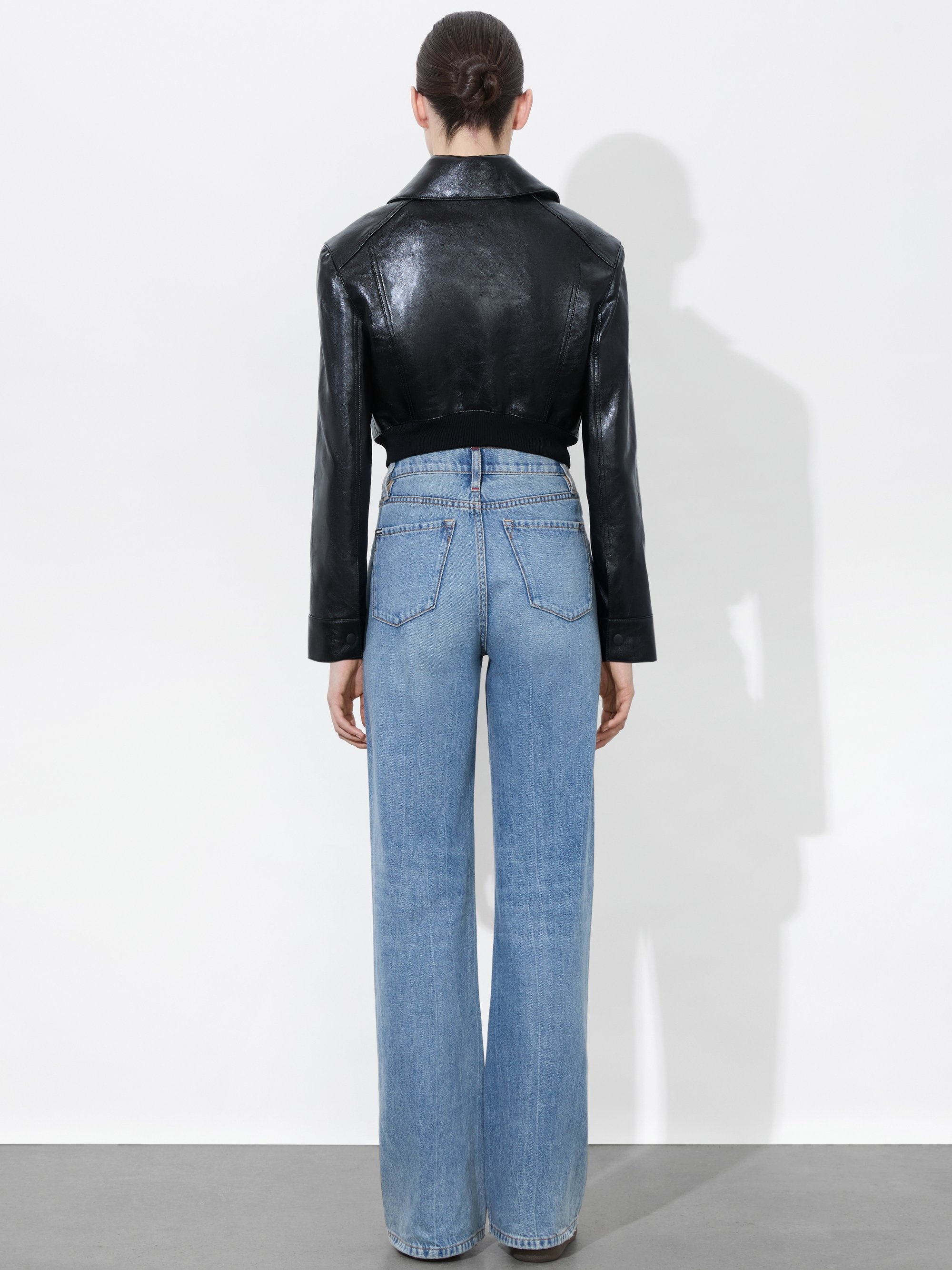 HYDE CROPPED VEGAN JACKET - 4