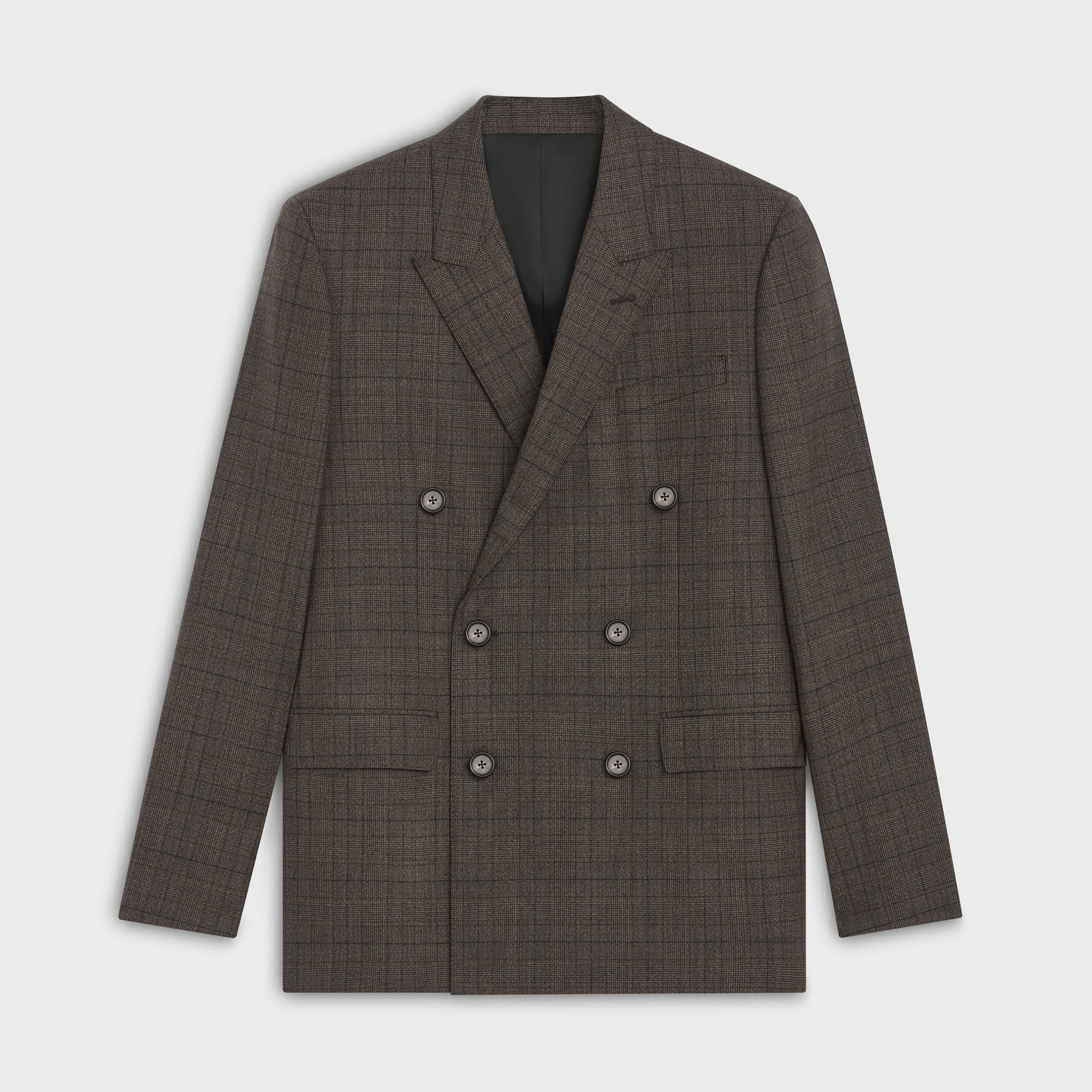 RECTANGLE JACKET IN PRINCE OF WALES CHECK - 1