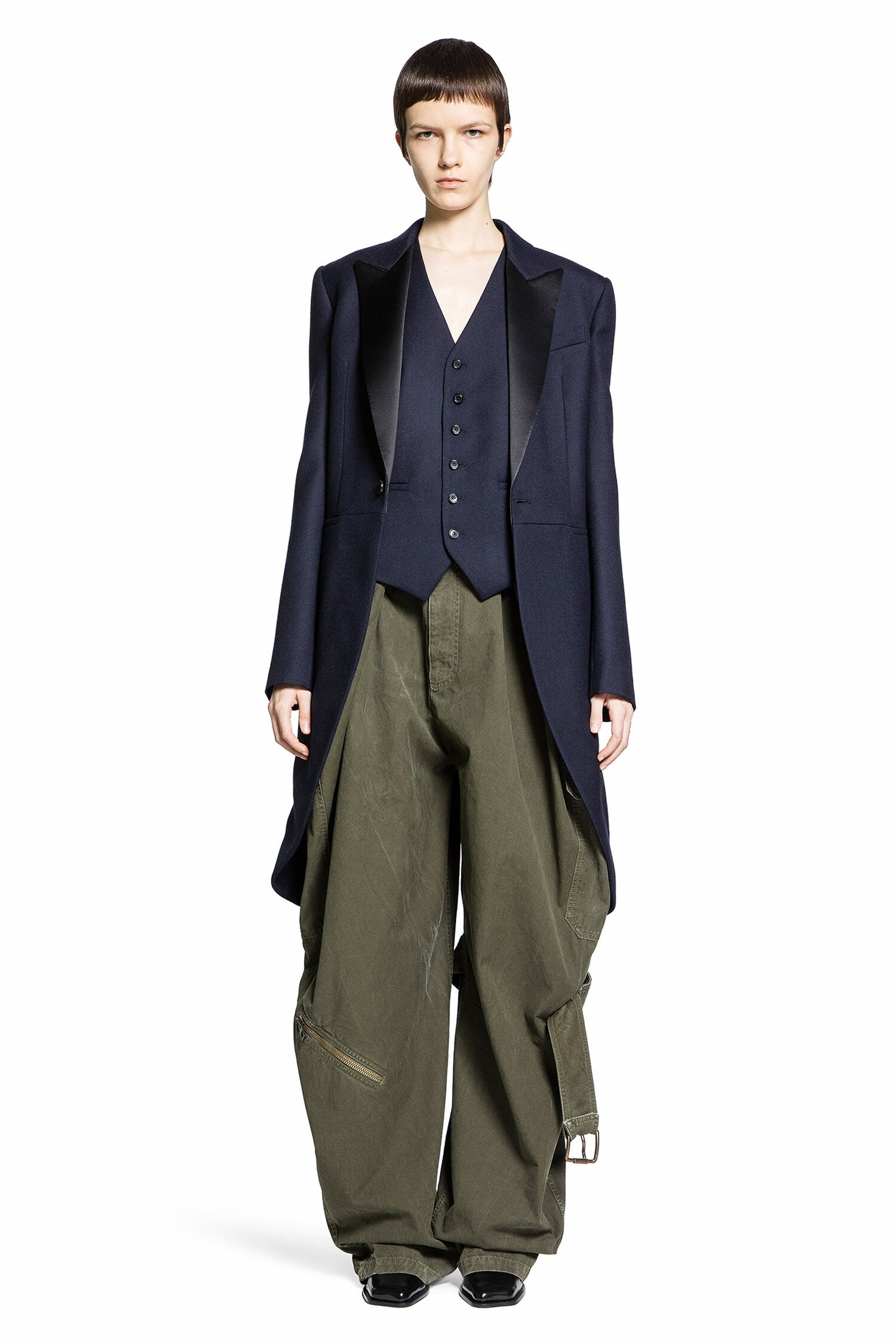 【関税&送料込】Loewe Balloon Trousers Loewe Balloon Cargo Trousers Deep Olive | thewebster
