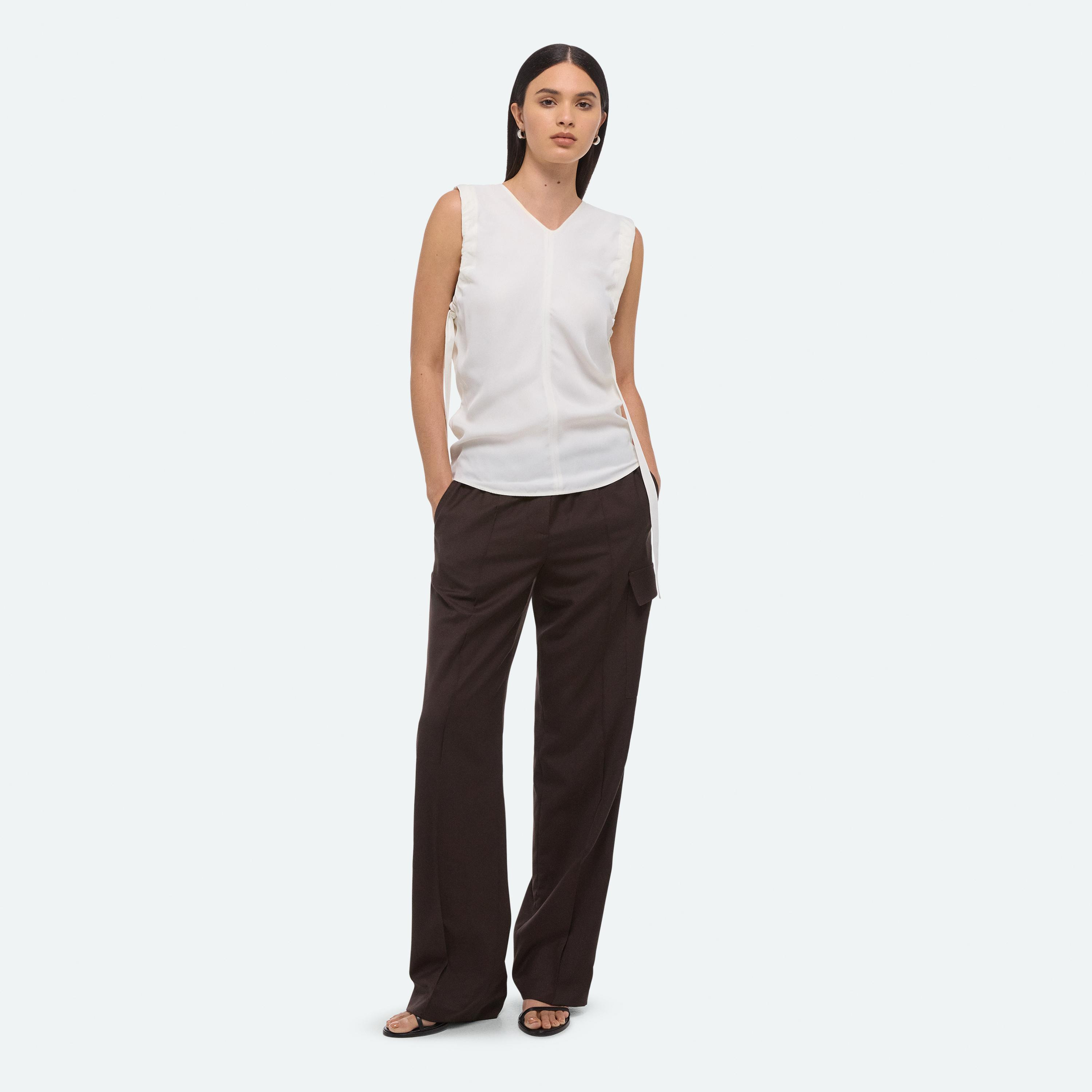 RUCHED ARMHOLE TOP - 2