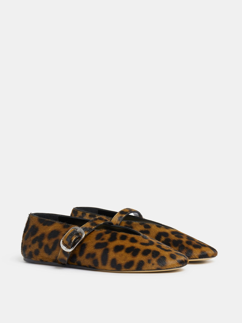 LE MONDE BÉRYL Stella Slipper / Leopard Calf Hair outlook