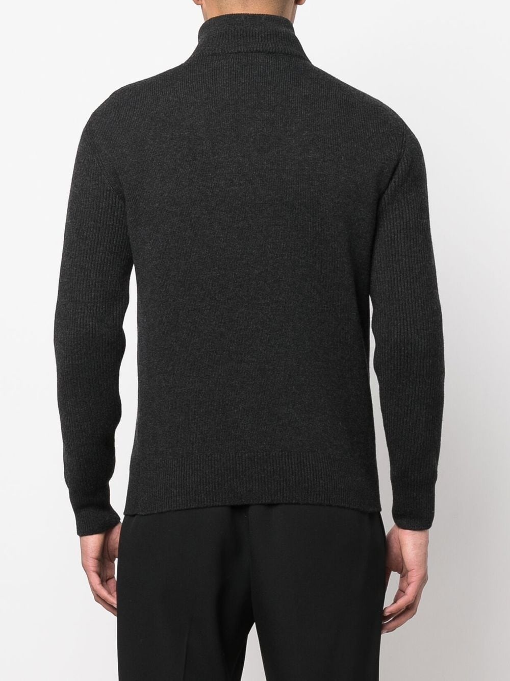 cashmere polo jumper - 4