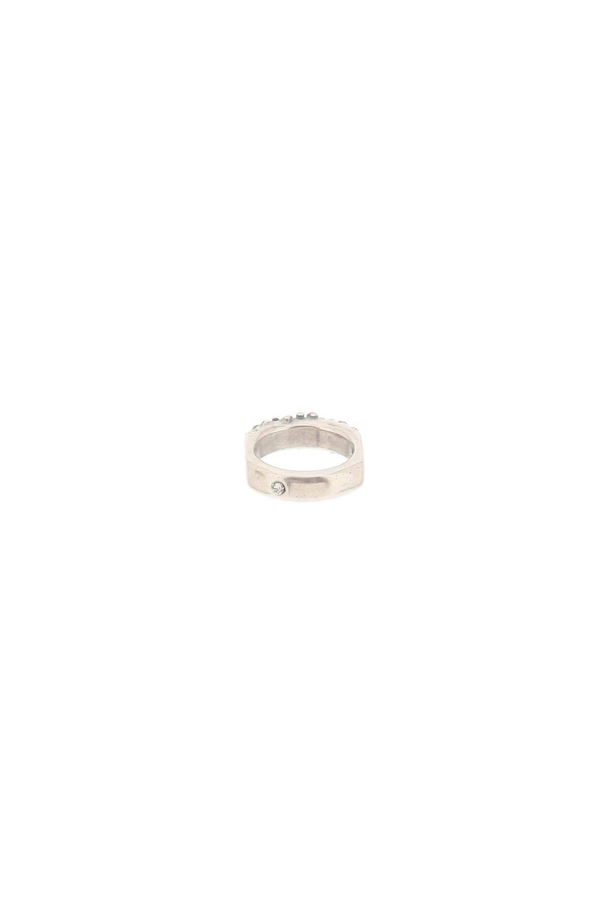 'HUBERTINE' RING WITH SMALL STONES - 3