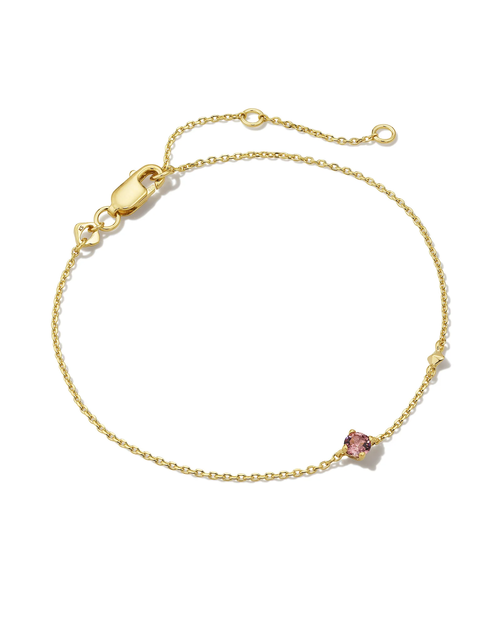 Maisie 18k Gold Vermeil October Delicate Chain Bracelet - 1