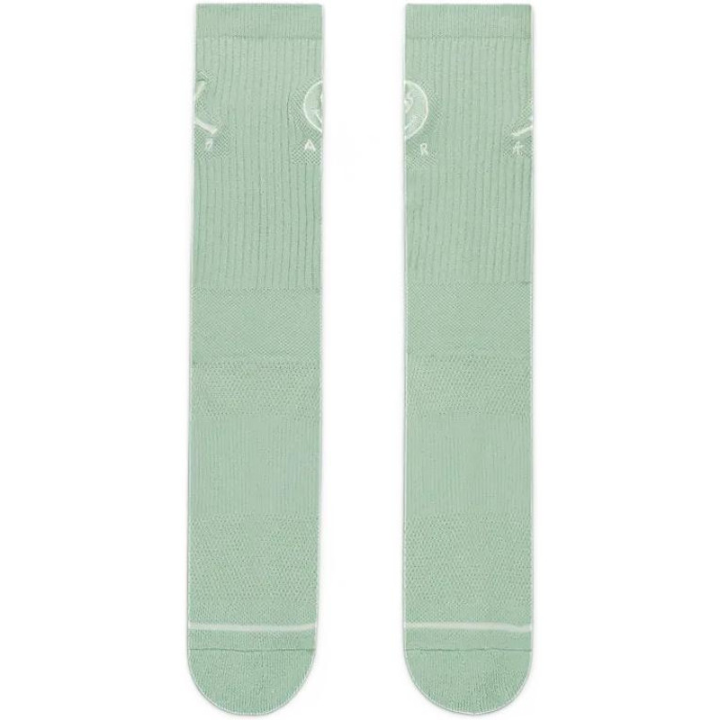 Jordan Air Jordan x J Balvin Celestine Crew Socks 'Green' DR9817-300 outlook