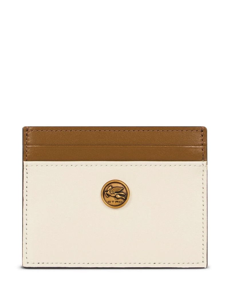 two-tone leather cardholder 1